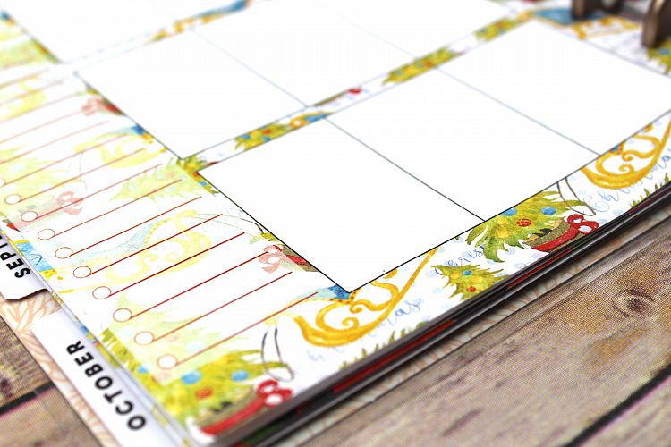 Happy Planner PRINTABLE, Weekly Insert Refill, Christmas, Gifts, Santa Sleigh, Printable, Planner Printable, 7 x 9.25, Mambi Happy Planner