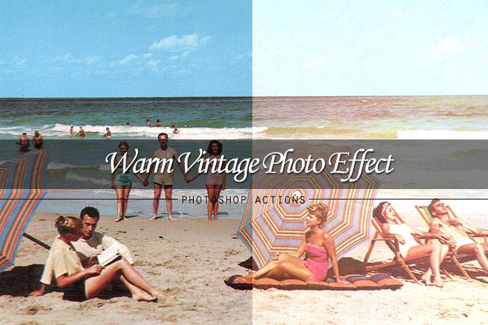 Warm Vintage Photoshop Action