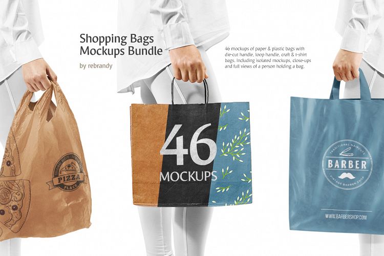 Shopping Bags Mockups Bundle