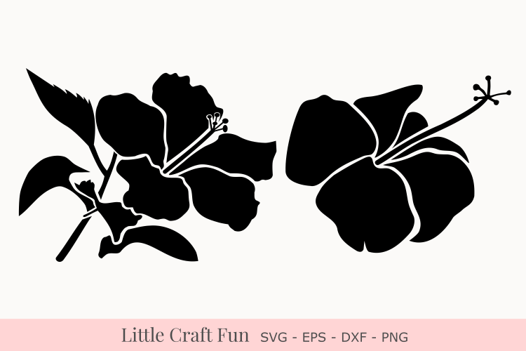 Free Free 107 Silhouette Hibiscus Flower Svg SVG PNG EPS DXF File