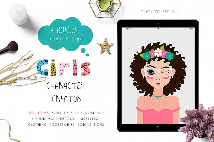 Girls Character Creator