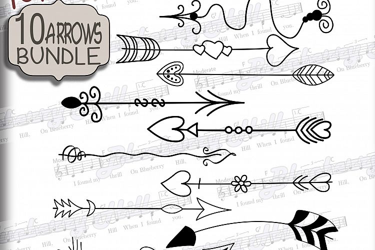 Download Hand drawn Arrows SVG - Bundle Arrows elements Svg Bundle