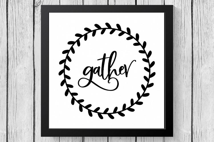 Gather Wreath SVG Design
