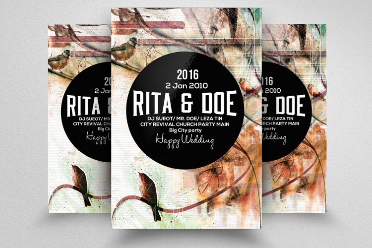 Wedding Invitation Flyer