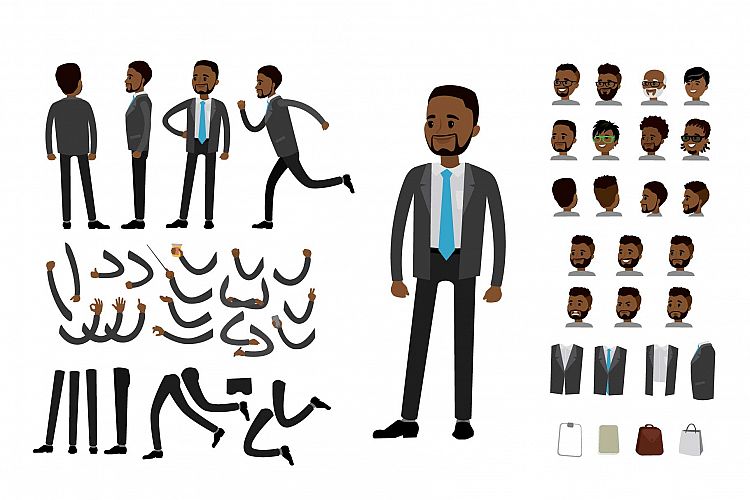 Businessman character constructor
