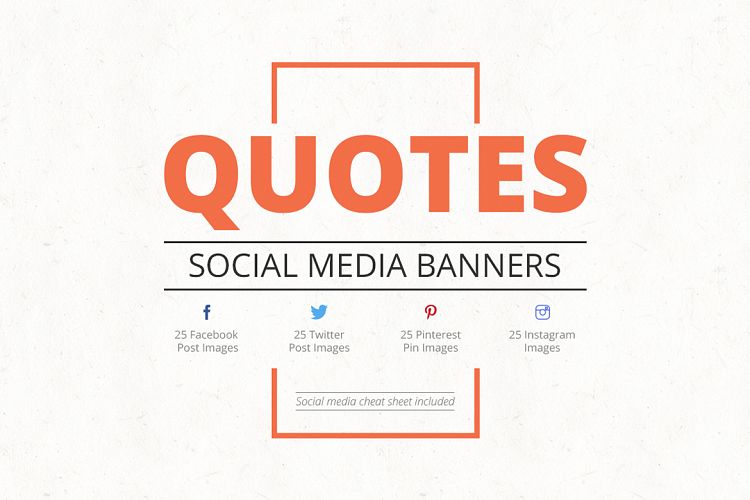 Quotes Social Media Banners