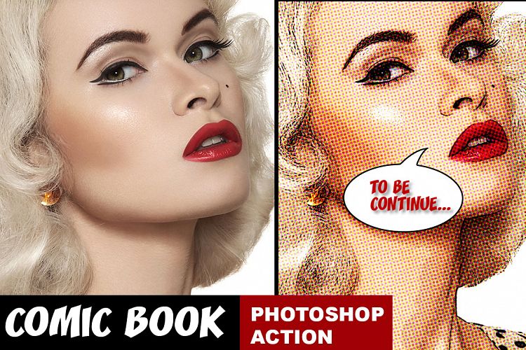 Comic Book Photoshop Action