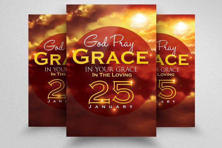 Grace Of God Church Flyer