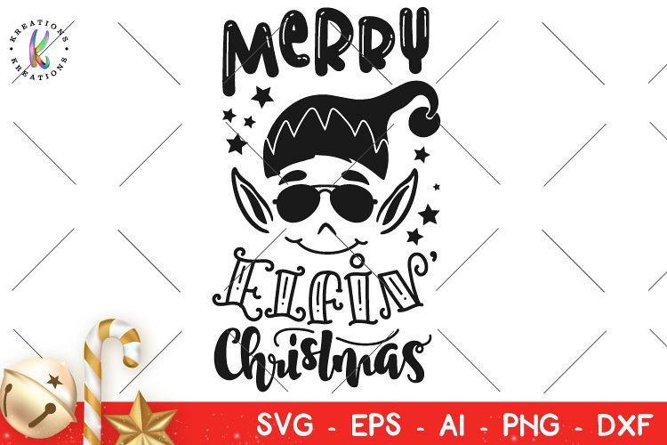 Christmas svg Mery Elfin Christmas