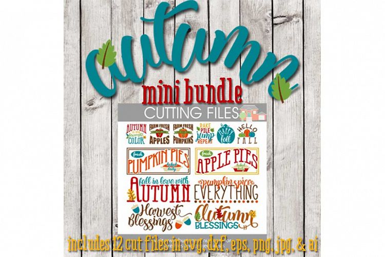 Autumn/Fall SVG Bundle-cut files for Cricut, Silhouette