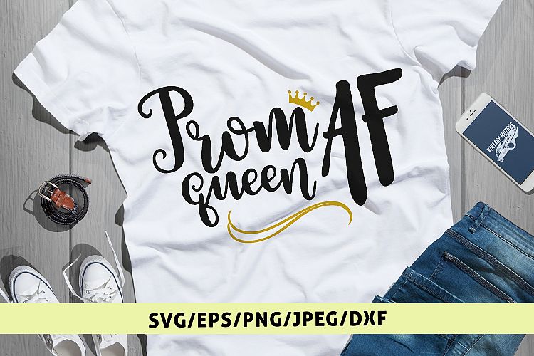 Prom Queen - Graduation SVG EPS DXF PNG Cutting Files