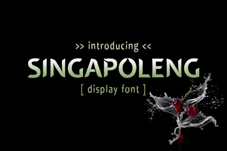 Singapoleng Font