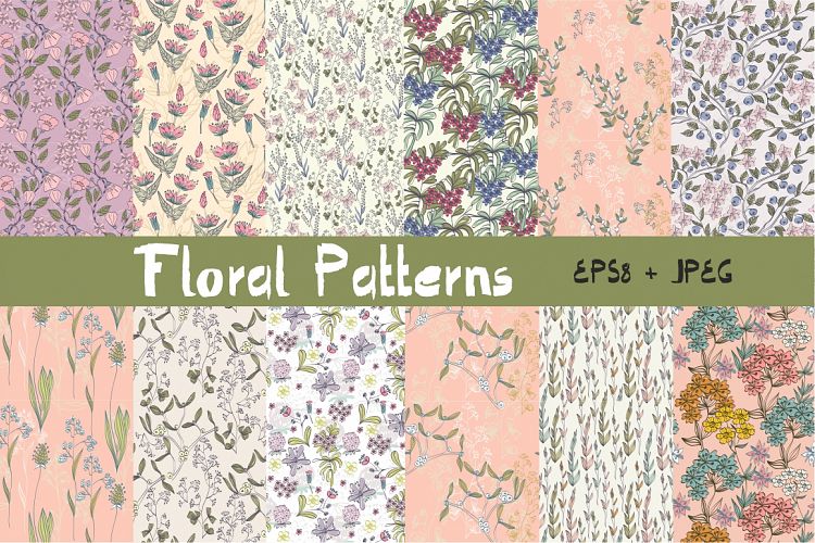 Spring floral patterns