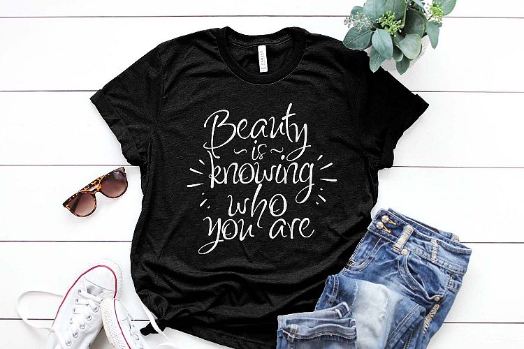 Beauty is knowing who you are Printable