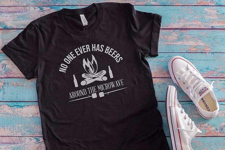 No one Ever has beers around the microwave svg file