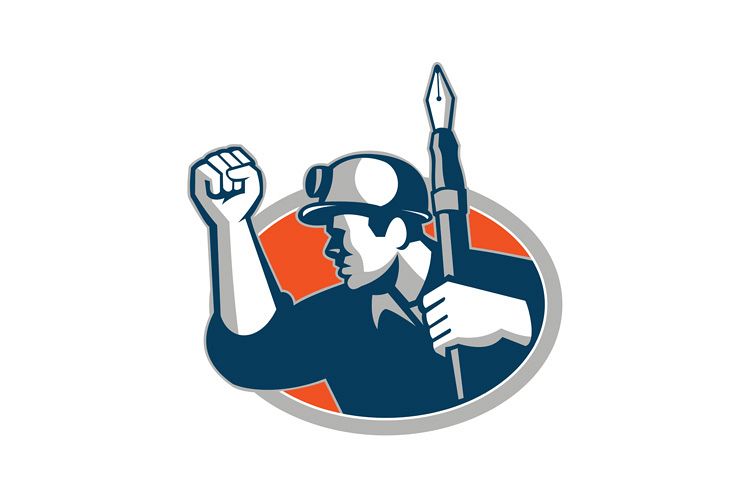 Coal Miner Holding Pen Mascot