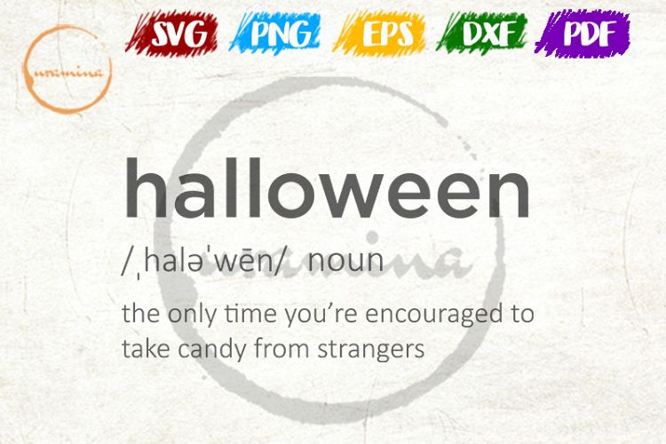 Funny Haloween Meaning SVG Cut Files and PDF Printable Files