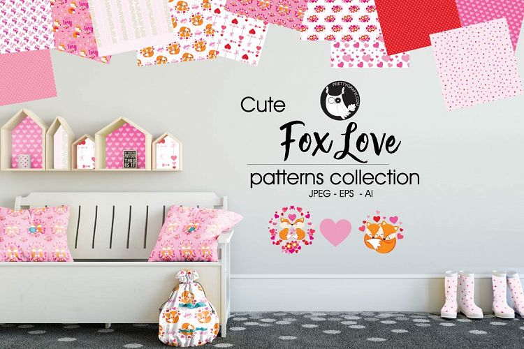 FOX-LOVE , digital papers