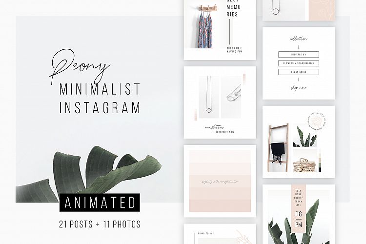 ANIMATED Instagram Posts Peony