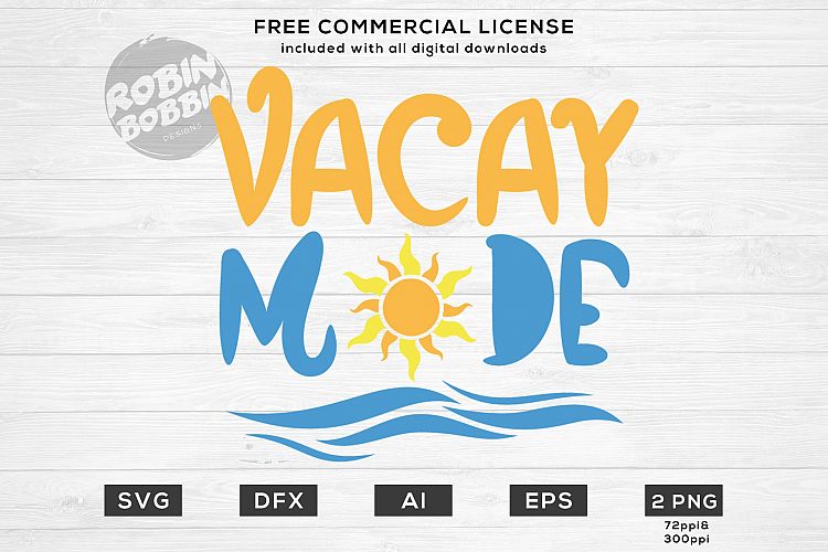 Vacay Mode Design for T-Shirt, Hoodies, Mugs and more