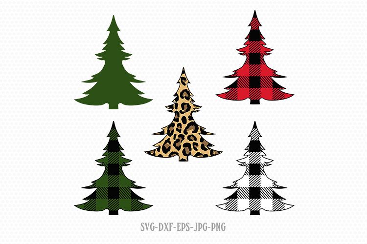 Christmas trees svg, Leopard Print Svg, christmas trees