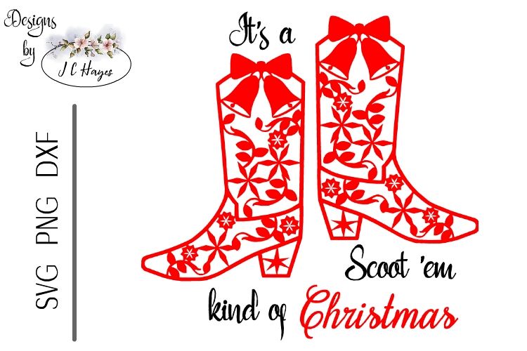 Christmas Boots SVG Cutting File