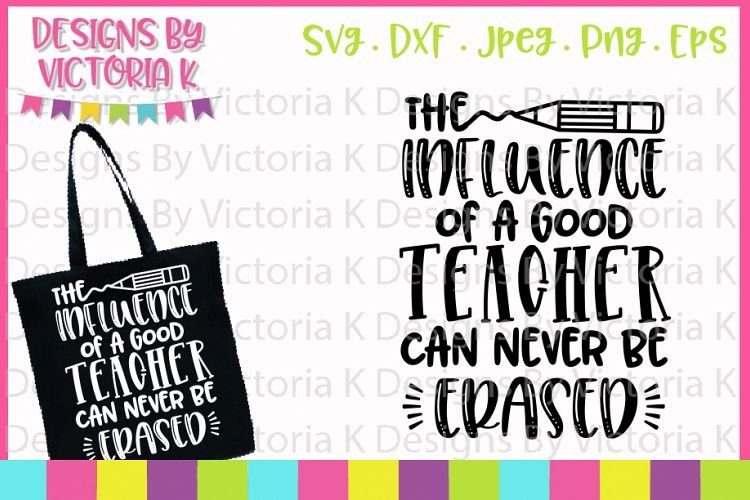 The Influence of a Teacher can never be Erased, SVG, DXF