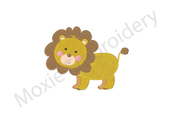 Lion Embroidery Design