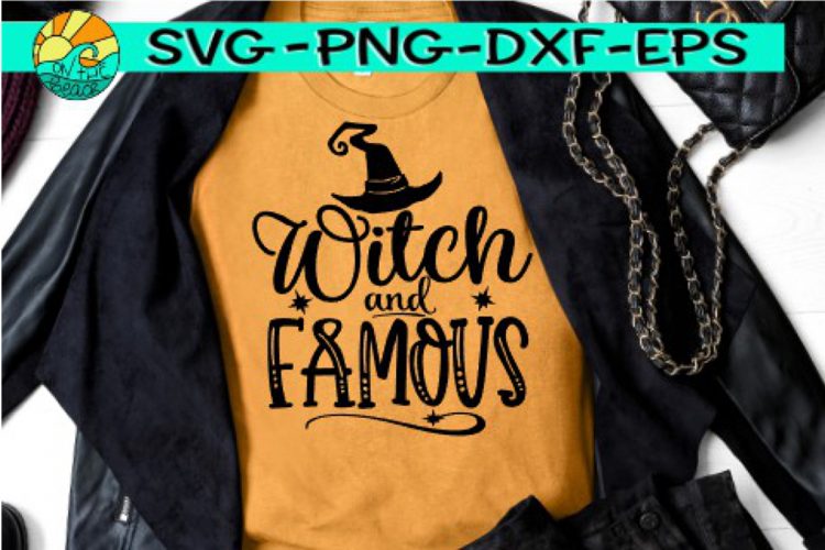 Witch And Famous - Halloween - SVG PNG EPS DXF