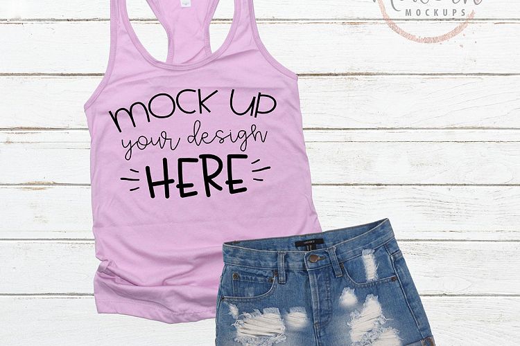 Mock up Next Level 1533 Lilac Mockup