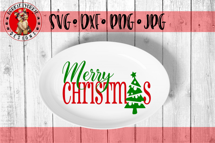 Merry Christmas Tree - SVG Cut File
