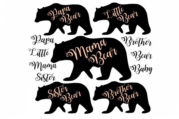 Mama bear SVG (62730) | SVGs | Design Bundles