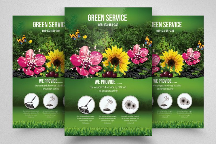 Garden/Green Service Flyer Template
