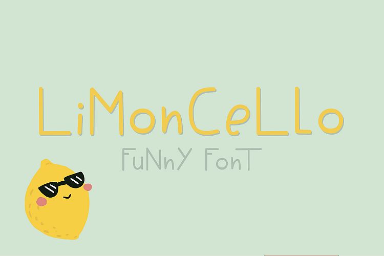 Limoncello funny font