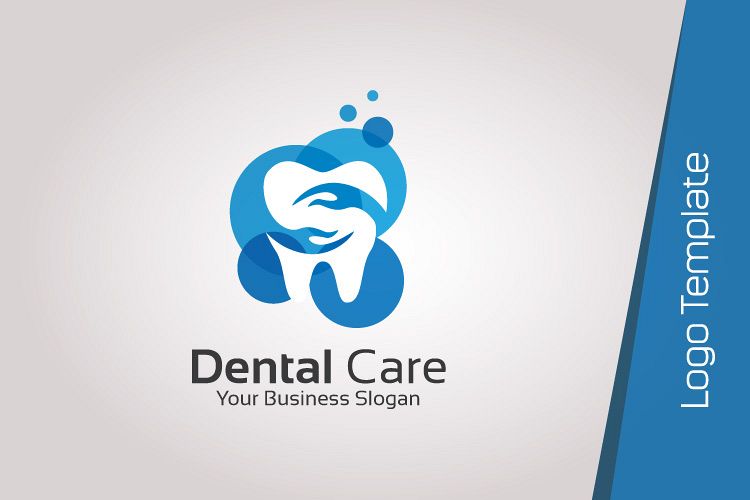 Dental care logo template