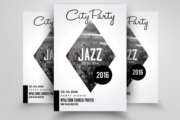 City Jazz Music Flyer