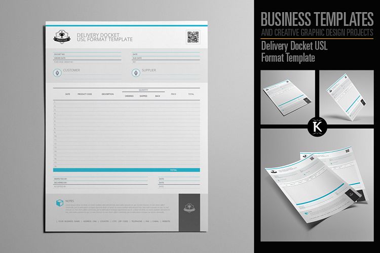 Delivery Docket USL Format Template
