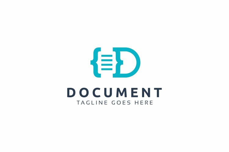 Document D Letter Logo