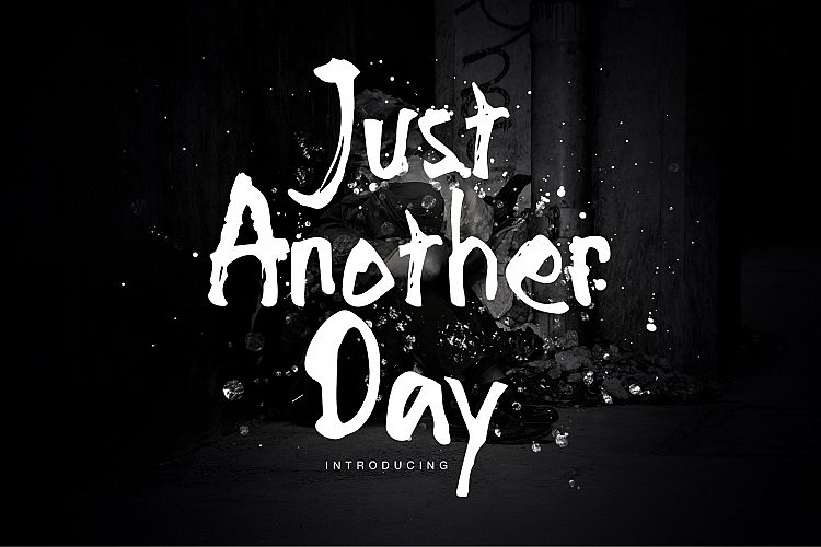 Just Another Day font