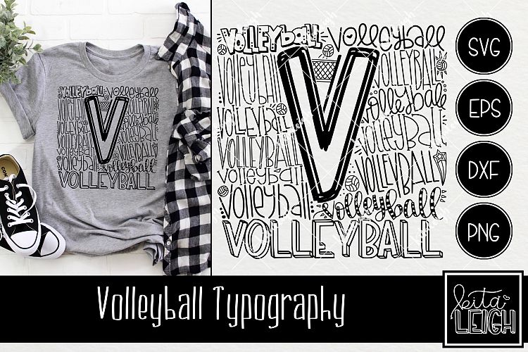 Volleyball Typography