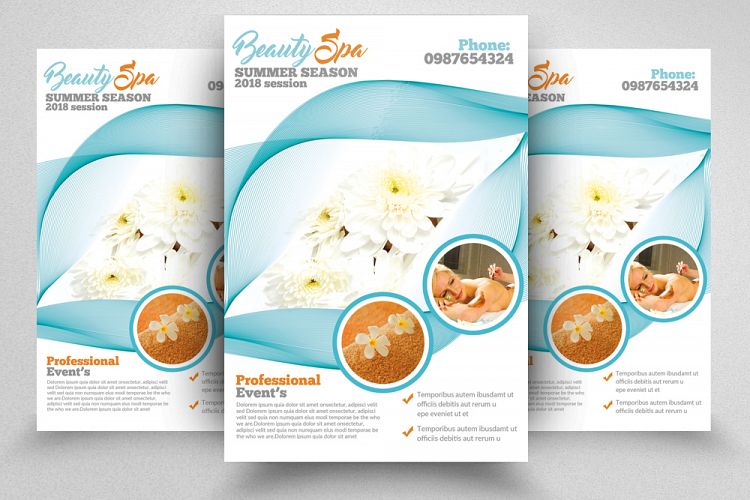 Beauty Spa   Massage Flyer