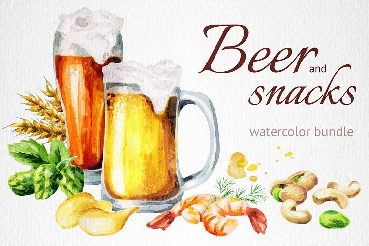 Beer and snacks