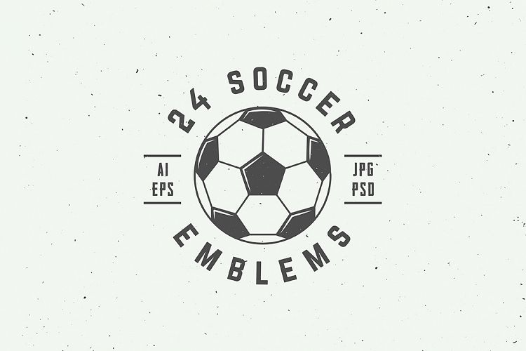 24 soccer emblems