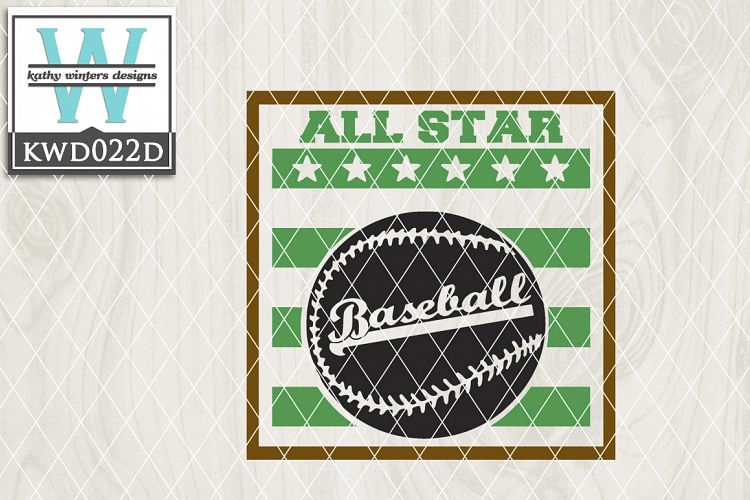 Baseball Cutting Files KWD022D