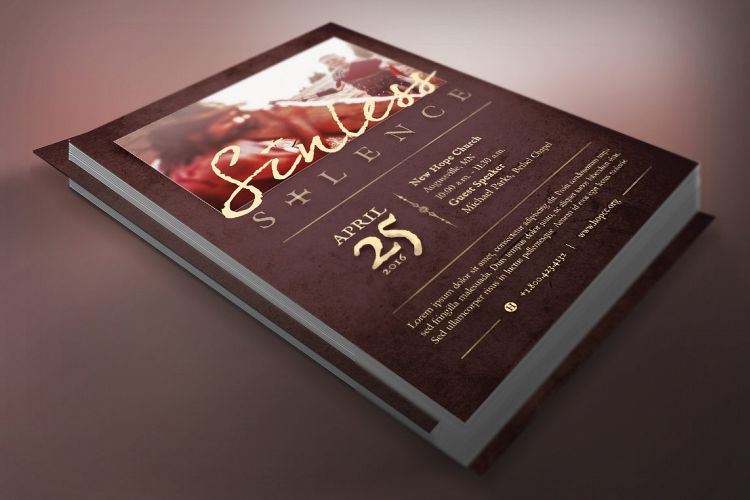 Sinless Church Flyer Template example image 1