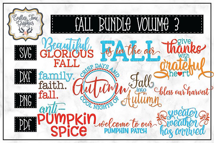 Fall SVG Bundle Volume 3