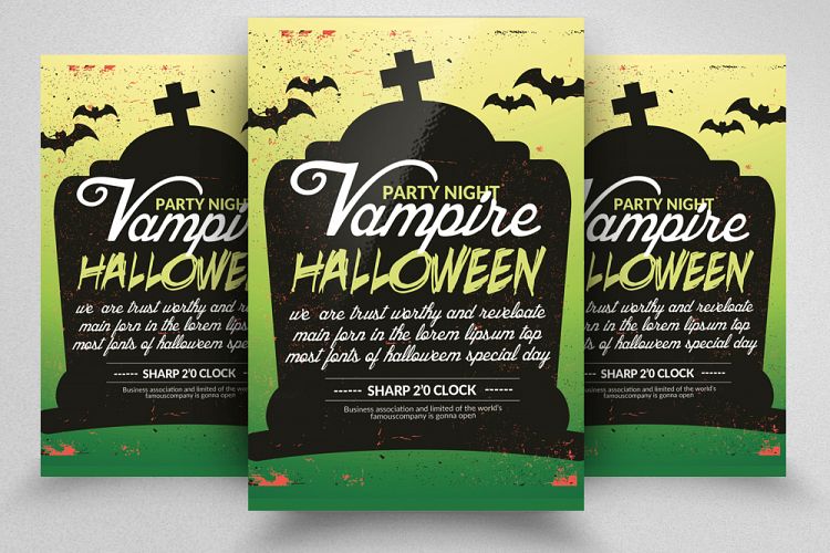 Halloween Party Night Flyer