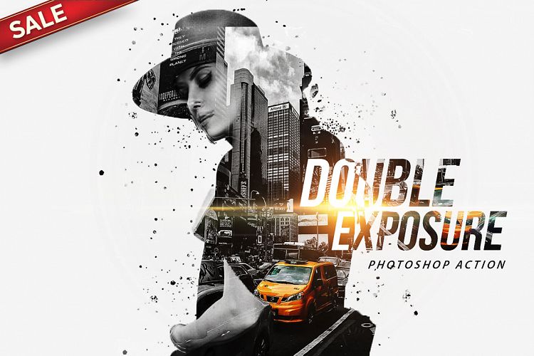 Double Exposure Photoshop Action