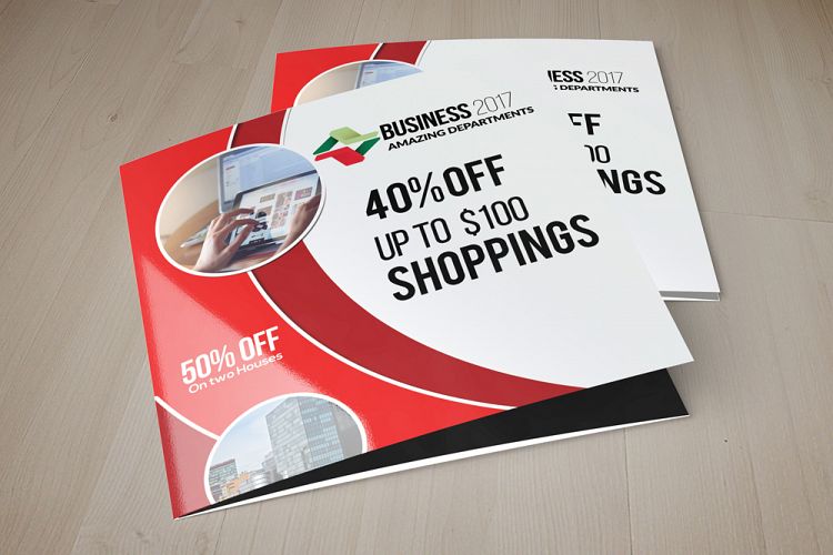 Professional Square Business Trifold Brochure