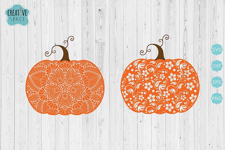 Lace Pumpkin svg, Mandala Pumpkin svg